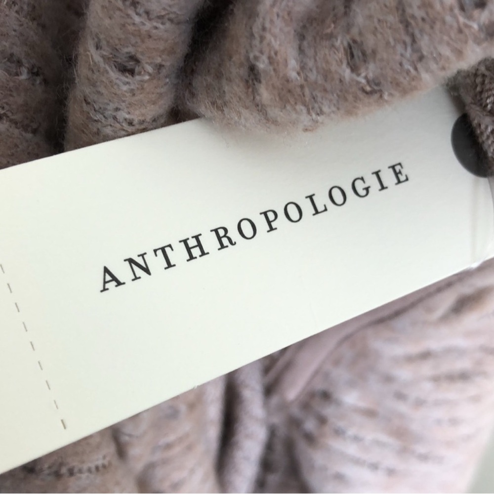 XL ANTHROPOLOGIE - NWT - oversized lightweight sweater with ruffle - Picture 5 of 5